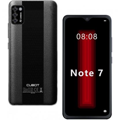 Cubot Note 7 BF, 5.5" , 4-ядрa 64Bit смартфон с 2 сим карти (черен)