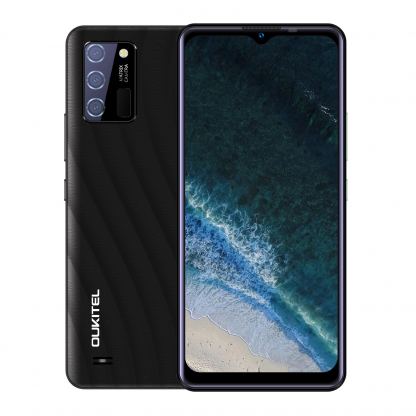 OUKITEL C25 , 6.5 инча Тройна камера  4GB RAM + 32GB памет, 4-ядрен, 5000 mAh батерия, Dual Sim, Цена (черен)