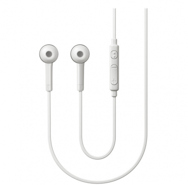 Samsung Headset HS330 Stereo - слушалки с микрофон и управление на звука за Samsung смартфони (бял) (bulk)