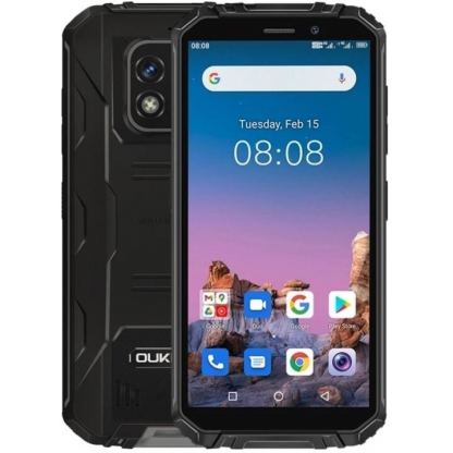 Oukitel WP18, Удароустойчив, 5.93 инча, 4-ядрен 4GB RAM, 12500 mAh батерия, 12MP двойна камера  с 2 сим карти (черен)