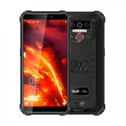 Oukitel WP OctaCore Pro, Удароустойчив, 5.5 инча, 8-ядрен, 4GB RAM, 8000 mAh батерия, 13MP тройна камера с 2 сим карти (черен)