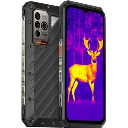 Ulefone Power Armor 18T Ultra , Удароустойчив (12+12GB) + 512GB, Камера 108MP + ТермоКамера, Батерия 9600mAh, с 2 сим карти (черен)