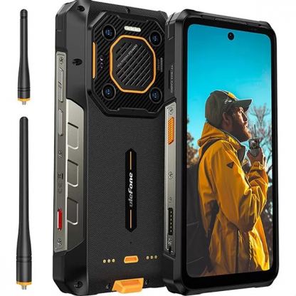 Ulefone Armor 26 Ultra Walkie-Talkie, 5G, Удароустойчив (12+12GB) + 512GB, Уоки Токи,  200MP Камера, Нощно виждане +  Камера 3x Zoom, Батерия 15600mAh (черен)