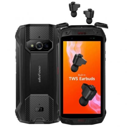 Ulefone Armor 15, Удароустойчив, 5.45 Екран, 6GB+128GB Памет, Камера 13Mp+12Mp, Батерия 6600mAh, с 2 сим карти (червен)