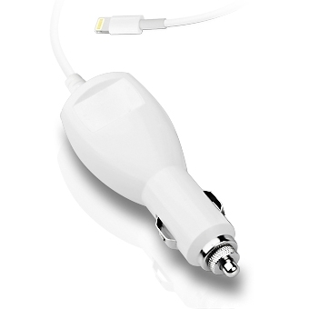 Macally 10W Car Charger - зарядно за кола за iPhone, iPad и iPod с Lightning 