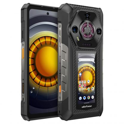 Ulefone Armor 30 Pro, 5G, Удароустойчив (16GB+16GB) + 512, 50MP Камера + Нощно виждане, Батерия 12800mAh (черен-orange)