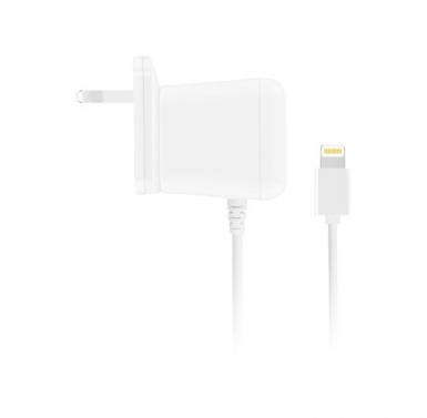 Macally 10W Wall Charger - захранване за ел. мрежа за iPhone, iPad, iPod с Lightning (с преходници за цял свят)