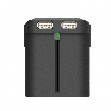 Elago Tripshell World Travel Adapter & Dual USB Charger - USB захранване и преходници за цял свят в едно устройство за iPhone, iPad и iPod и мобилни устройства
