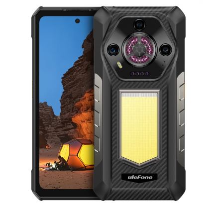 Ulefone Armor 30, Удароустойчив (12GB+12GB) + 512, 50MP Камера + Нощно виждане, Батерия 12800mAh (черен-orange)