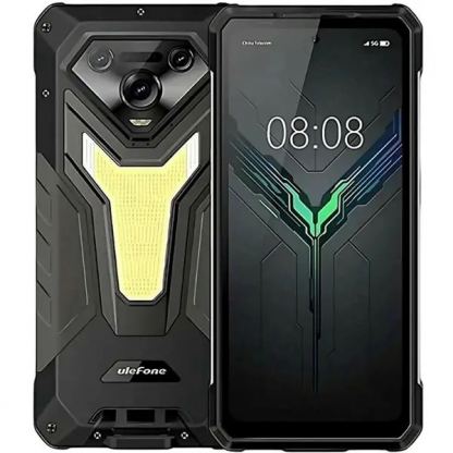 Ulefone Armor 34, 5G, Удароустойчив (16GB+16GB) + 512GB, 64MP Камера + Нощно виждане, Батерия 25500mAh (черен)
