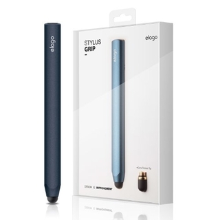 Elago Stylus Pen Grip - алуминиева писалка за iPhone, iPad и капацитивни дисплеи (син)