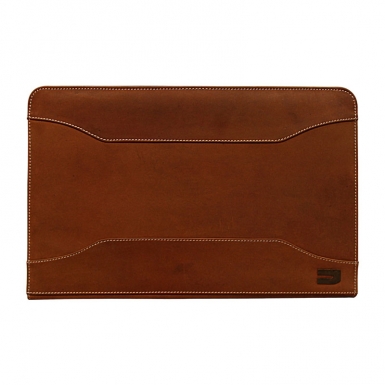 Urbano Leather Folder Case - кожен калъф (естествена кожа) за MacBook Air 13 (кафяв)
