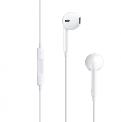 Apple Earpods with remote and mic - оригинални слушалки с управление на звука и микрофон за iPhone, iPod и iPad (bulk)