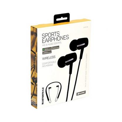 Platinet In-Ear Bluetooth 4.2 Earphones Hoop PM1073B - безжични спортни блутут слушалки за мобилни устройства (черен)