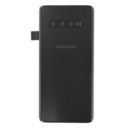 Samsung Back Cover - оригинален резервен заден капак за Samsung Galaxy S10 (черен)
