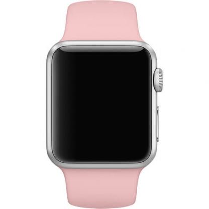 Apple Sport Band M/L 40mm - оригинална силиконова каишка за Apple Watch 38мм, 40мм (розов) (bulk)