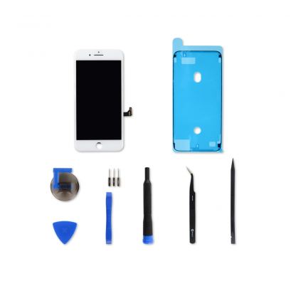 iFixit iPhone 8 Plus LCD Screen and Digitizer - комплект резервен дисплей за iPhone 8 Plus (LCD екран и дигитайзер) и инструменти за смяна - бял