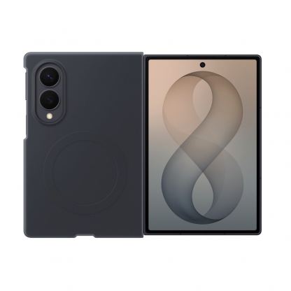 Оригинален силиконов кейс с MagSafe поддръжка за Samsung Galaxy Z Fold8 - Samsung Silicone Magnet Cover Case EF-EF971CBE (тъмносив)