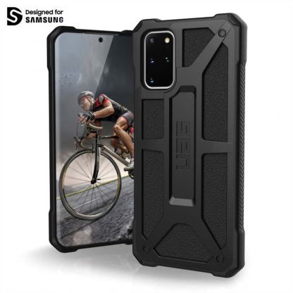 Urban Armor Gear Monarch - удароустойчив хибриден кейс за Samsung Galaxy S20 Plus (черен)