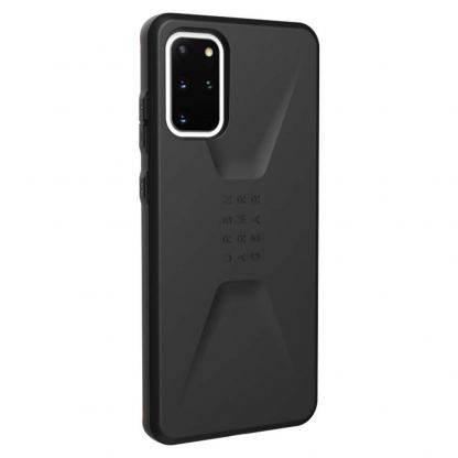 Urban Armor Gear Civilian - удароустойчив хибриден кейс за Samsung Galaxy S20 Plus (черен)