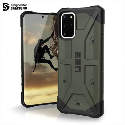 Urban Armor Gear Pathfinder - удароустойчив хибриден кейс за Samsung Galaxy S20 Plus (зелен)