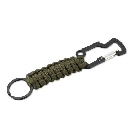 4smarts Carabiner with Paracord - мултифункционален карабинер (зелен)