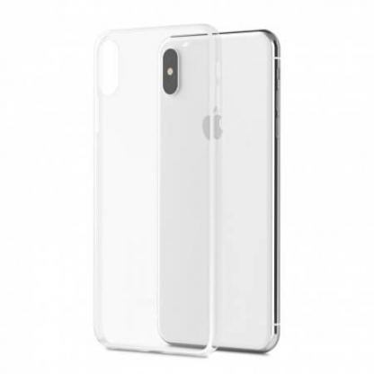 Moshi SuperSkin - тънък силиконов (TPU) калъф (0.35 mm) за iPhone XS, iPhone X (прозрачен)