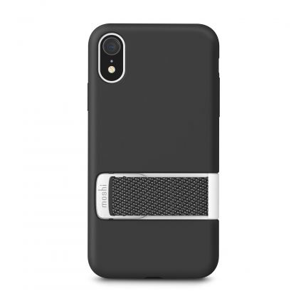 Moshi Capto Case - твърд силиконов (TPU) калъф за iPhone XR (черен)