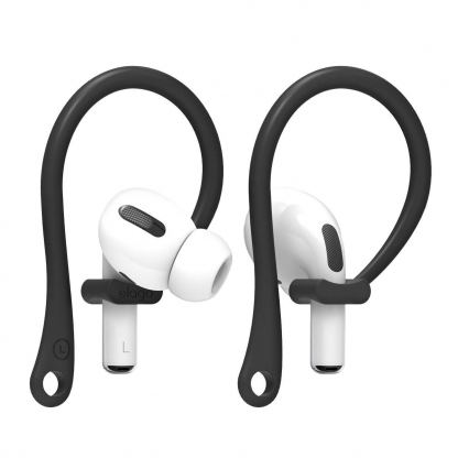 Elago AirPods Pro EarHooks - силиконови кукички за Apple AirPods Pro (черен)