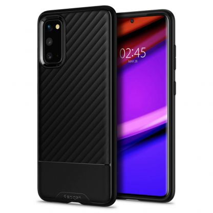 Spigen Core Armor - силиконов (TPU) калъф с висока степен на защита за Samsung Galaxy S20 (черен)