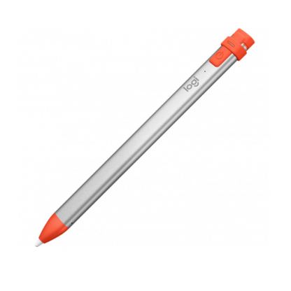 Logitech Crayon Intense Sorbet - професионална писалка за iPad (сребирст-оранжев)