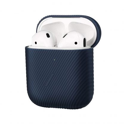 Native Union Airpods Silicone Curve Case - силиконов калъф за Apple Airpods и Apple Airpods 2 (тъмносин)