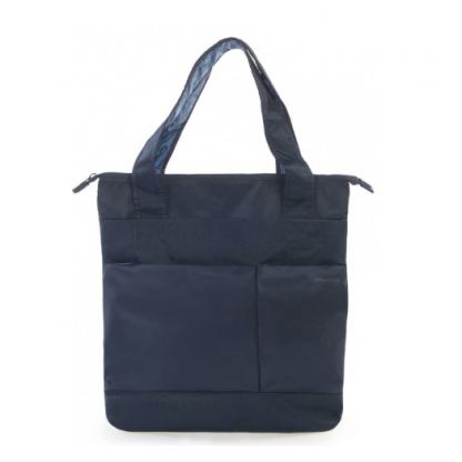 Tucano Piu Shopper Backpack - стилна чанта (раница) за MacBook и преносими компютри до 16 инча (син)