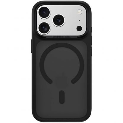 Хибриден удароустойчив кейс с MagSafe за iPhone 18 Pro, iPhone 17 Pro - Benks Magnetic Mist Metal Frame Case (черен)