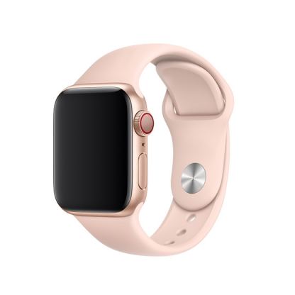 Apple Sport Band S/M - оригинална силиконова каишка за Apple Watch 42мм, 44мм (розов пясък) (bulk)