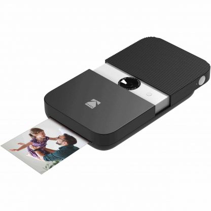 Kodak Smile Camera - фотоапарат за принтиране на моментни снимки (черен-бял)