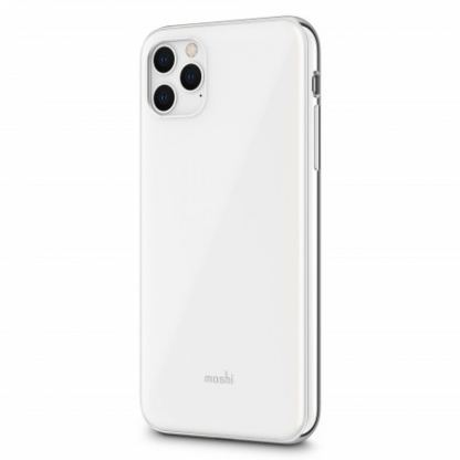 Moshi iGlaze - хибриден удароустойчив кейс за iPhone 11 Pro Max (бял)