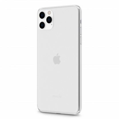 Moshi SuperSkin - тънък силиконов (TPU) калъф (0.35 mm) за iPhone 11 Pro Max (прозрачен-мат)