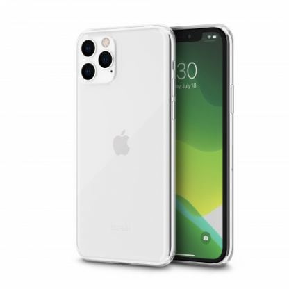 Moshi SuperSkin - тънък силиконов (TPU) калъф (0.35 mm) за iPhone 11 Pro Max (прозрачен)