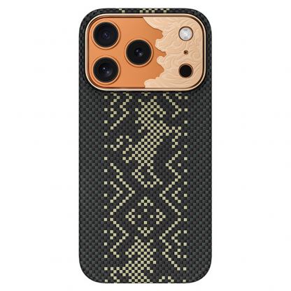 Кевларен кейс с MagSafe за iPhone 18 Pro Max, iPhone 17 Pro Max - Benks Armor Air Knight Kevlar Metal Frame Case (black)