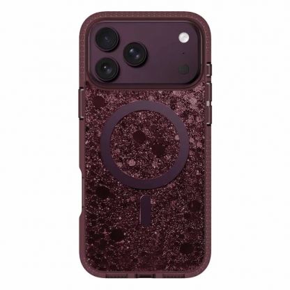 Хибриден удароустойчив кейс с MagSafe за iPhone 18 Pro, iPhone 17 Pro - Prodigee Popstars M Case (бургунди)