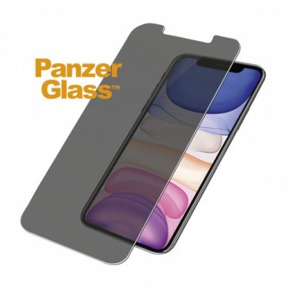 PanzerGlass Standard Privacy - стъклено покритие с определен ъгъл на виждане за iPhone 11, iPhone XR  (прозрачен)