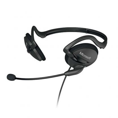 Microsoft LifeChat LX-2000 - USB слушалки с микрофон (черен)