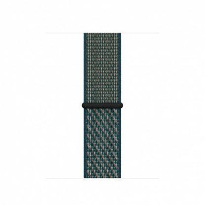 Apple Watch Nike Band Sport Loop - оригинална текстилна каишка за Apple Watch 38мм, 40мм (зелен)