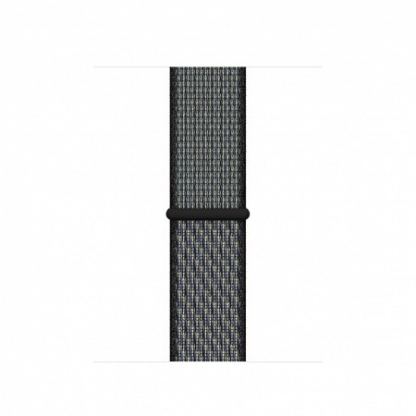 Apple Watch Nike Band Sport Loop - оригинална текстилна каишка за Apple Watch 38мм, 40мм (лилав-зелен)