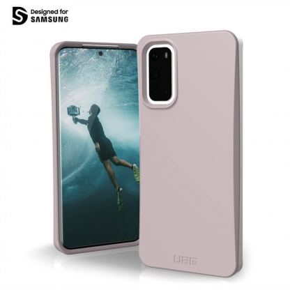 Urban Armor Gear Biodegradeable Outback Case - удароустойчив рециклируем кейс за Samsung Galaxy S20 (лилав)