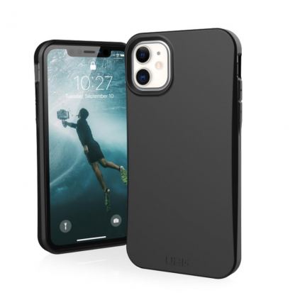 Urban Armor Gear Biodegradeable Outback Case - удароустойчив рециклируем кейс за iPhone 11 (черен)