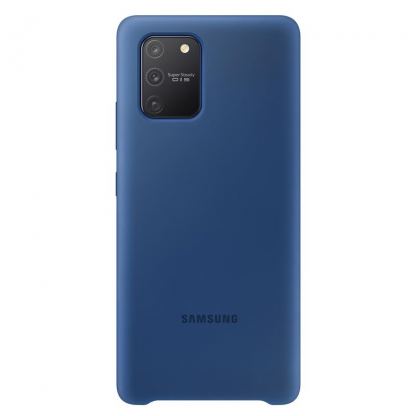 Samsung Silicone Cover Case EF-PG770TLEGEU - оригинален силиконов кейс за Samsung Galaxy S10 Lite (син)