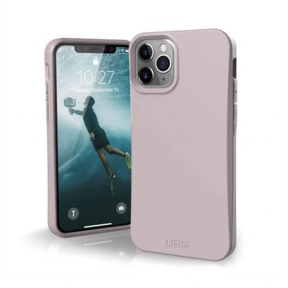 Urban Armor Gear Biodegradeable Outback Case - удароустойчив рециклируем кейс за iPhone 11 Pro (лилав)