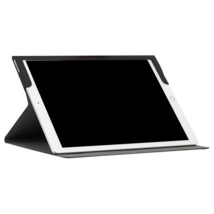 Knomo Leather Wrap Folio Case - луксозен кожен (естествена кожа) кейс и поставка за iPad Pro 12.9 (2015) (черен)